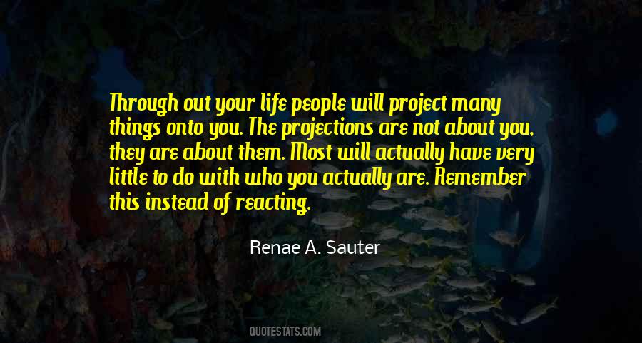 Quotes About Projections #312288