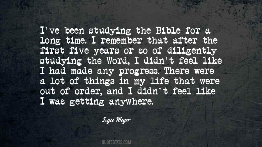 Quotes About Studying The Bible #1399221