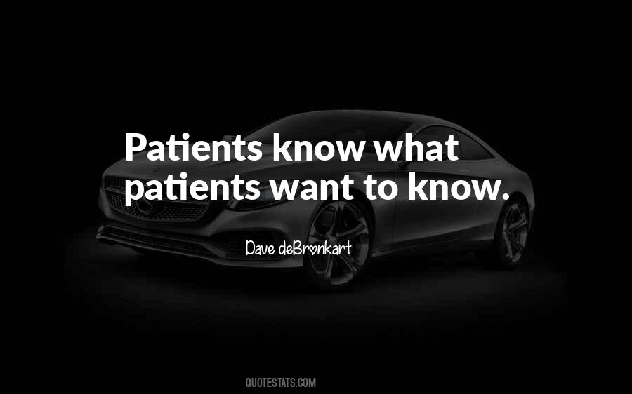 Quotes About Patients #967889