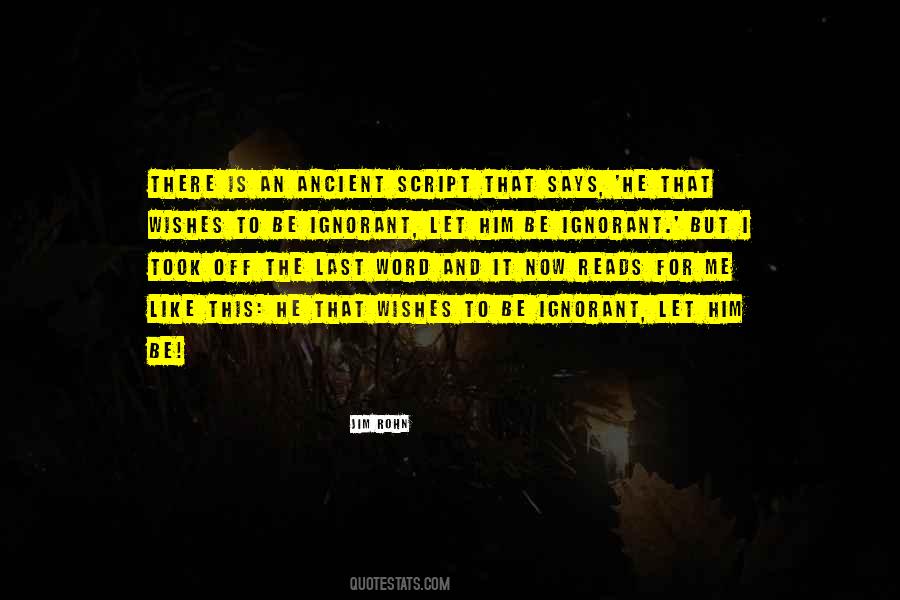 Ancient Word Quotes #127612