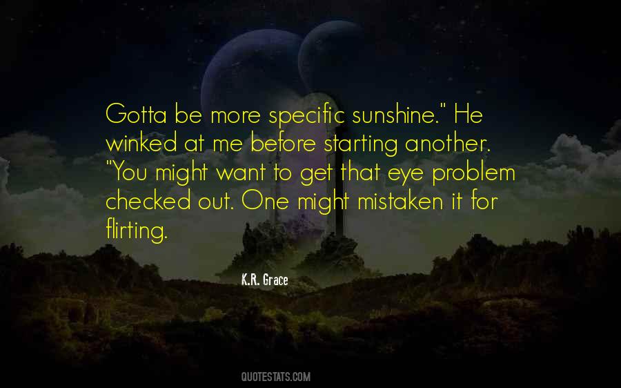 Winked At Me Quotes #832530