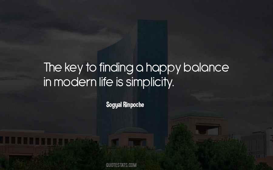 Key To Happy Life Quotes #1189423