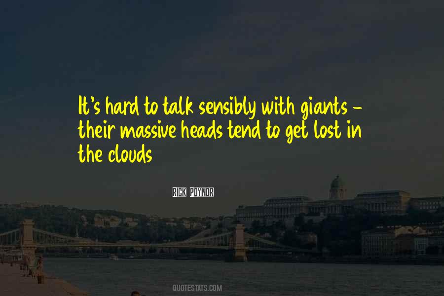 In The Clouds Quotes #1341385