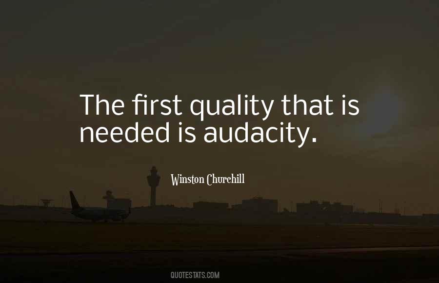 Quotes About Audacity #63130