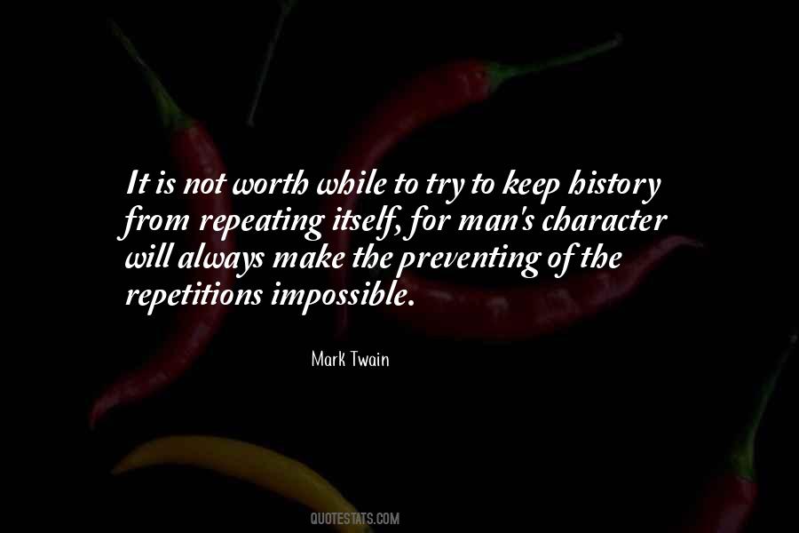 Quotes About Not Repeating History #399774