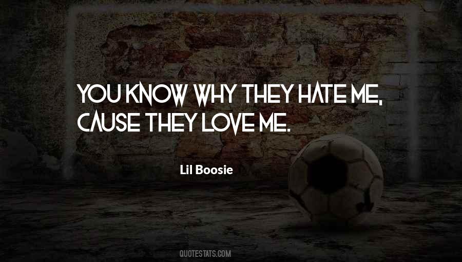 Quotes About They Hate Me #749500