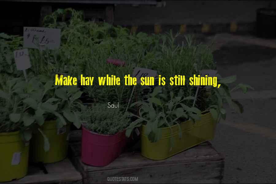 Shining Sun Quotes #711507