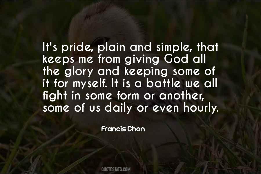 Quotes About Glory And Pride #1371020