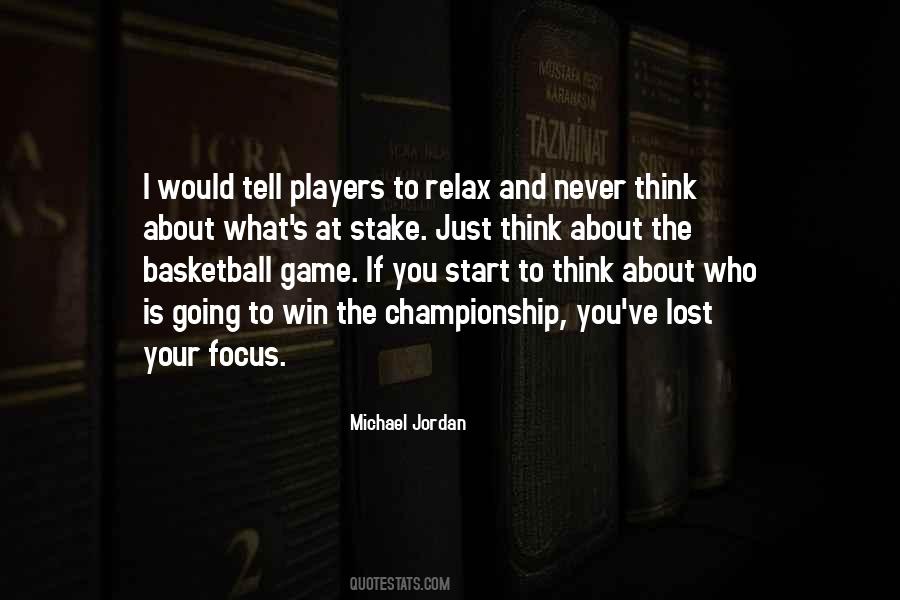 Quotes About Basketball Game #418365