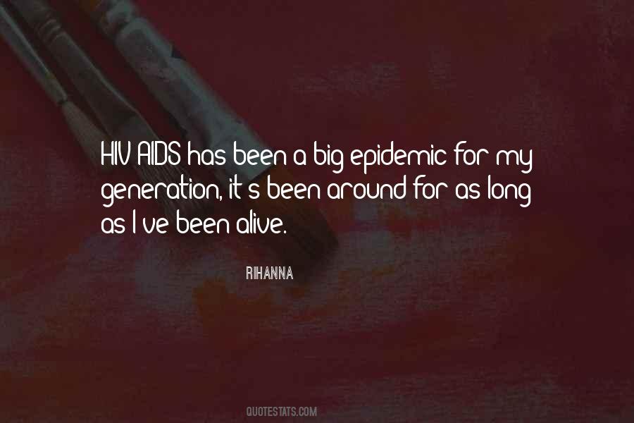 Quotes About Aids Epidemic #1504423