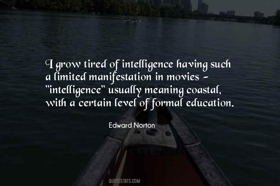 Quotes About Level Of Intelligence #1876118