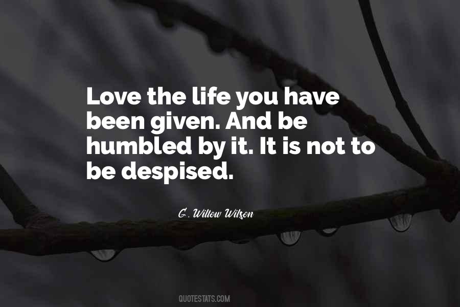 Quotes About Humility And Love #64197