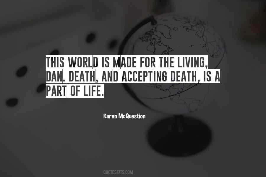 Quotes About Accepting Death #1421828