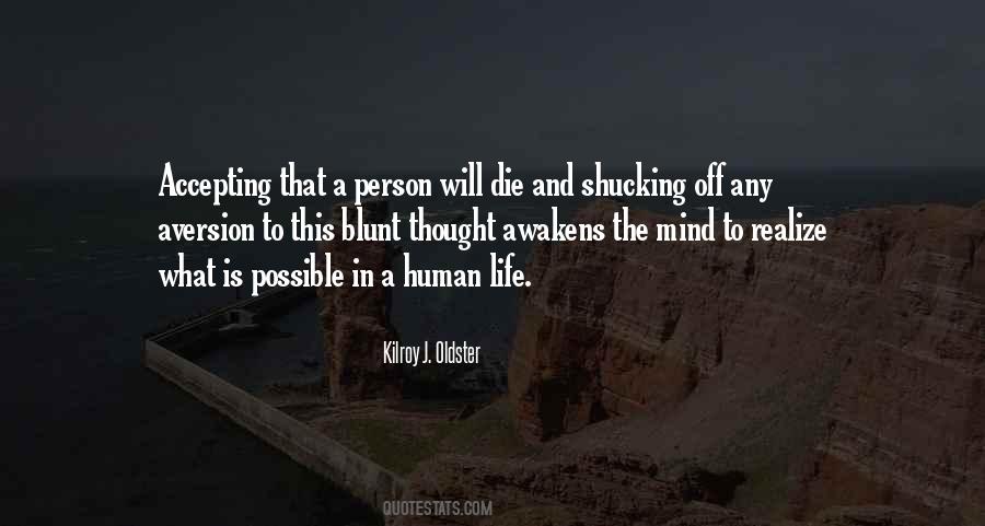 Quotes About Accepting Death #723658