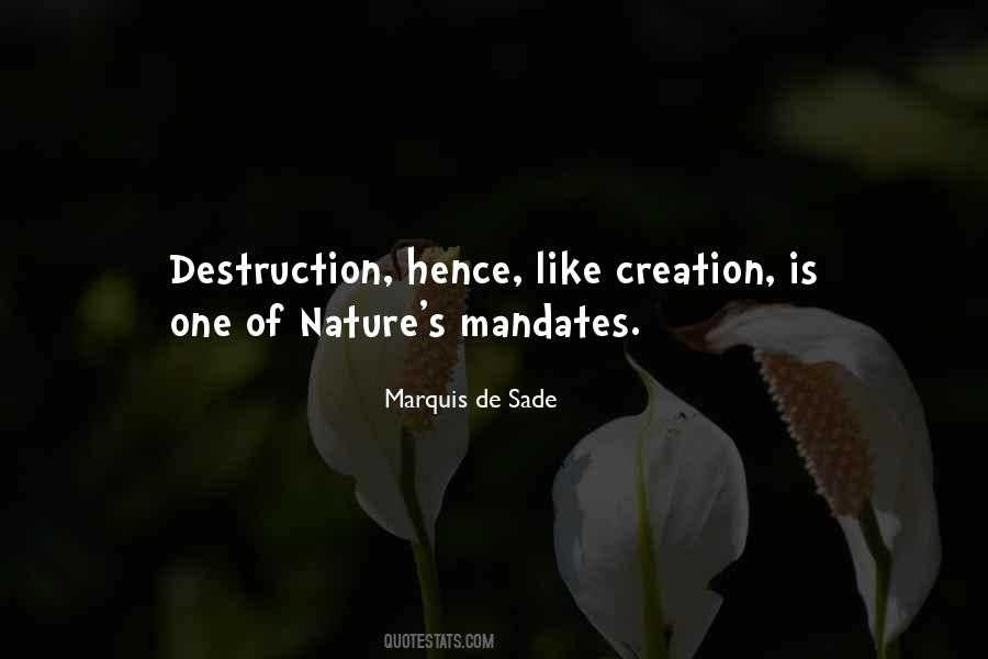 Quotes About Nature Destruction #1530173