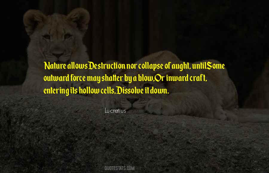 Quotes About Nature Destruction #341784