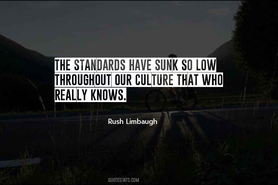 Quotes About Low Standards #1783740