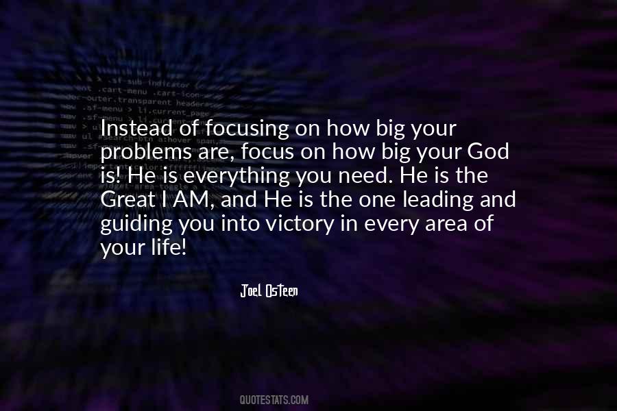 Quotes About Focusing On God #1572587