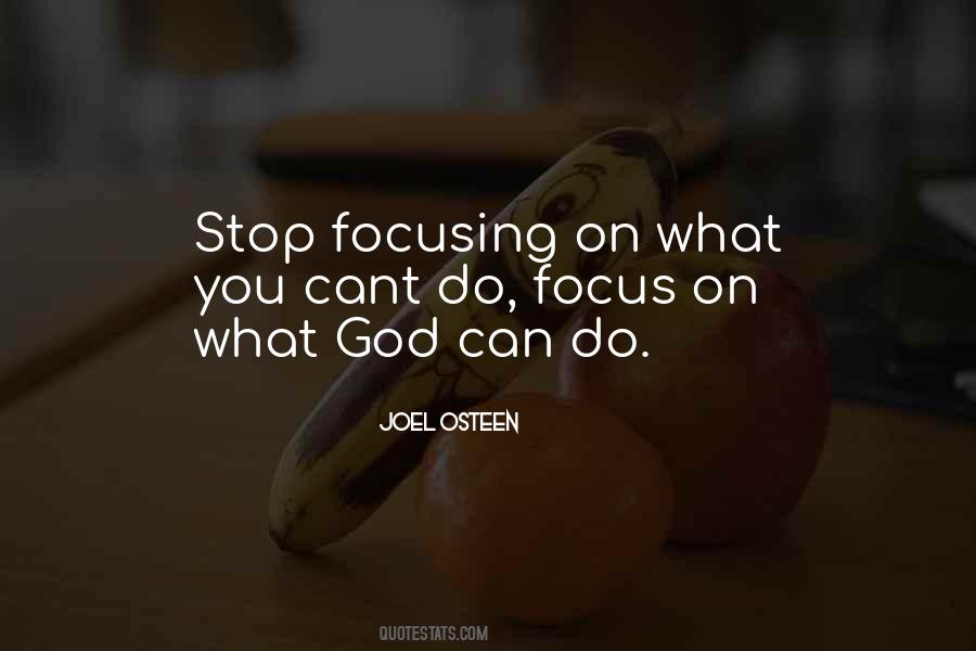 Quotes About Focusing On God #1631705