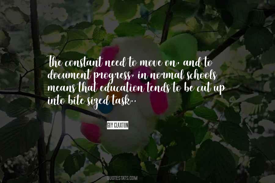 Quotes About Progress In Education #321123