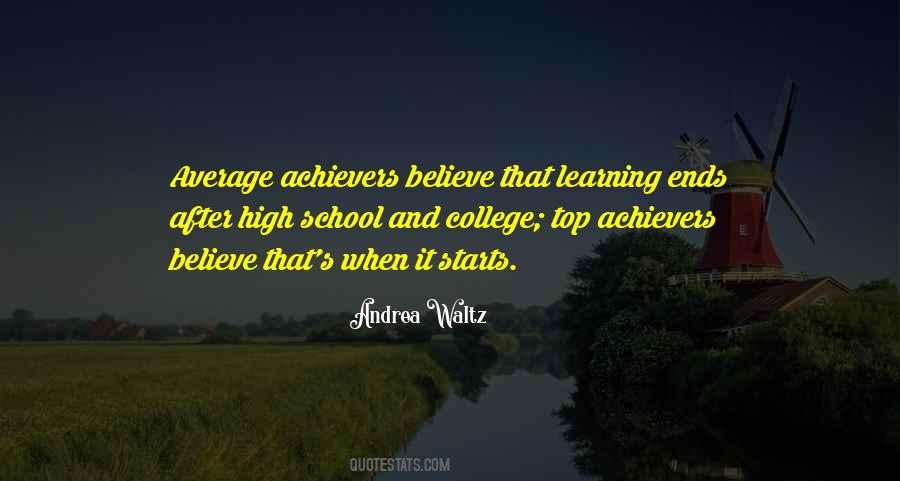 Quotes About Top Achievers #1542921