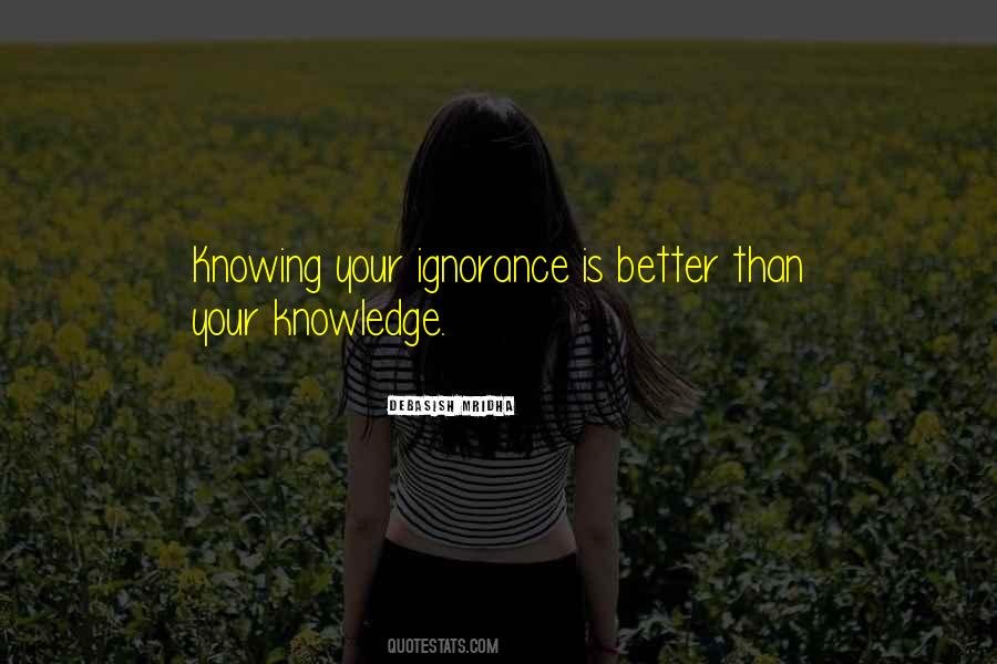 Quotes About Your Ignorance #1820849