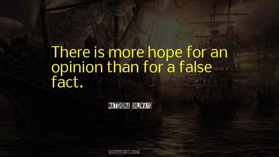 False Facts Quotes #1795246