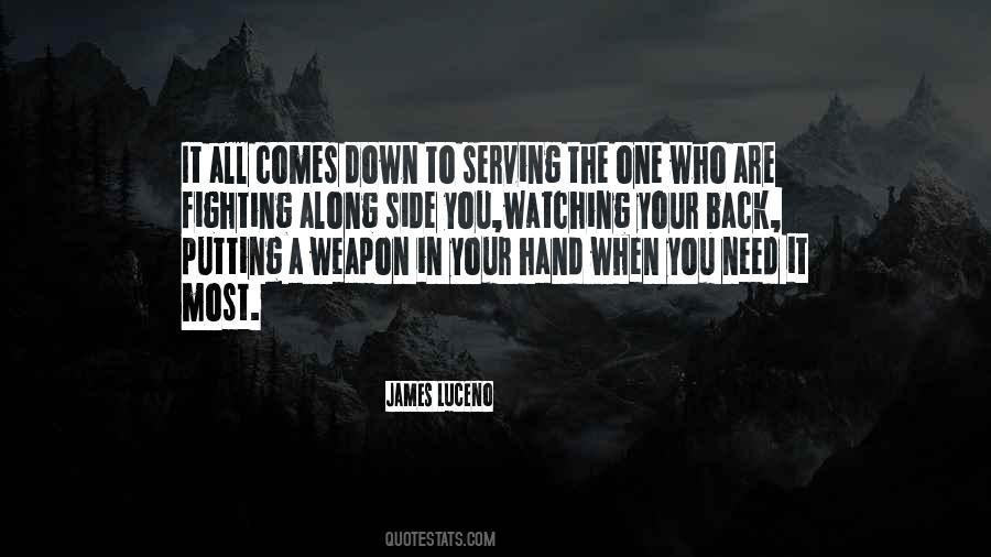 Quotes About Watching Your Back #1555889