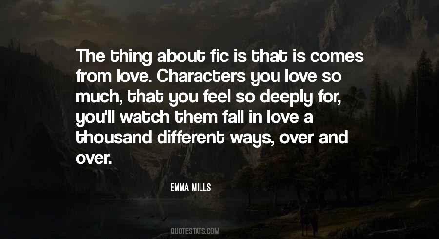 Love Characters Quotes #1178842