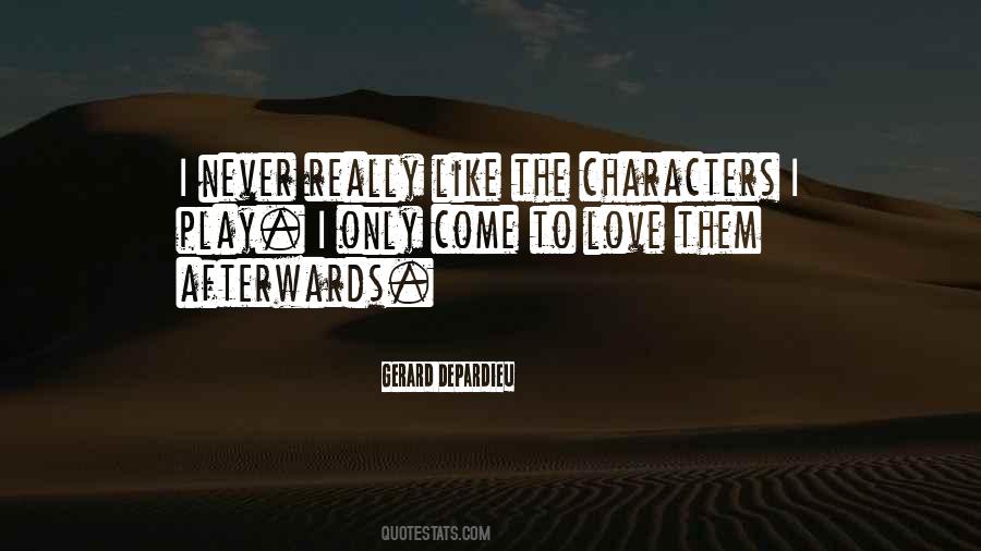 Love Characters Quotes #169864