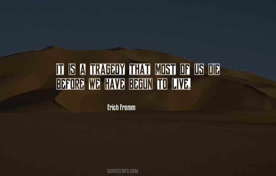 Quotes About Tragedy Of War #68005
