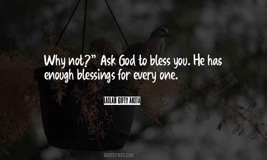 Quotes About God's Abundant Blessings #877971