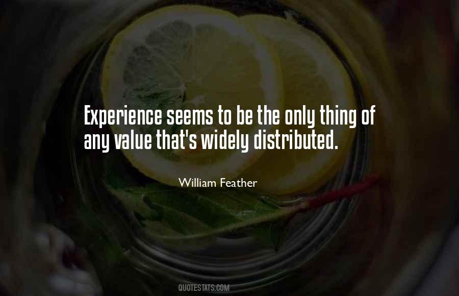 Quotes About Value Of Experience #1004251