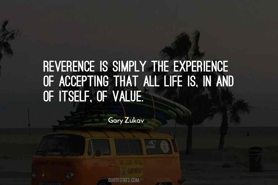 Quotes About Value Of Experience #1255987