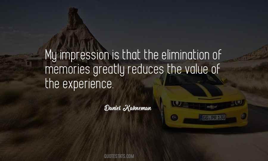 Quotes About Value Of Experience #305997