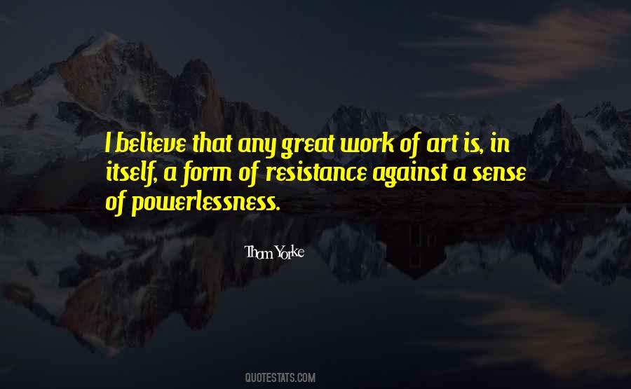 Art As Resistance Quotes #1157488