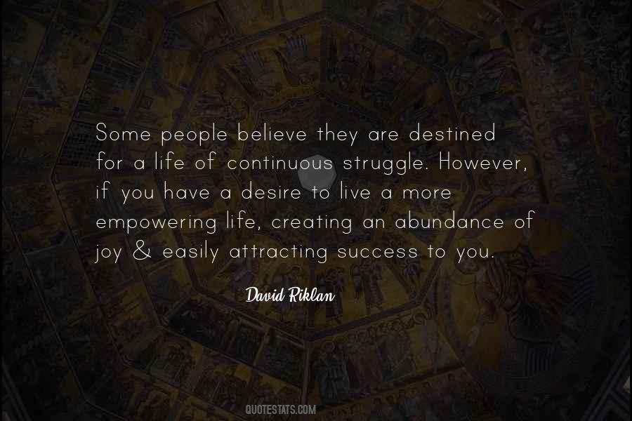 Destined For Success Quotes #1063874