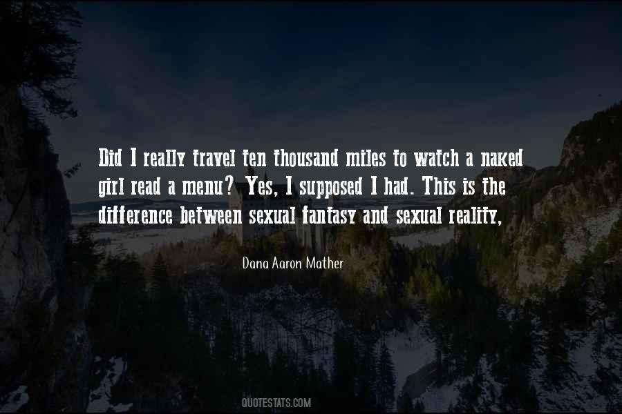 Quotes About Thousand Miles #374136