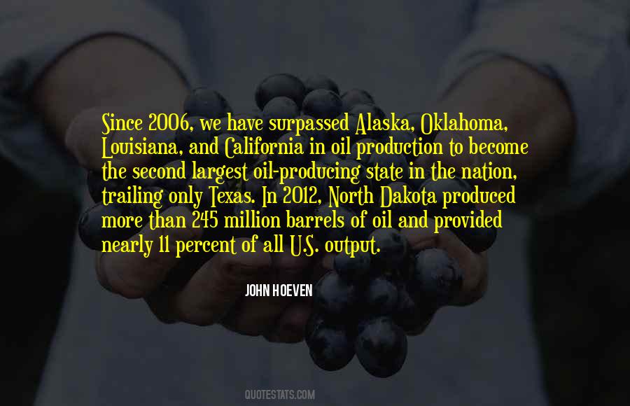 Quotes About Oil Production #686177