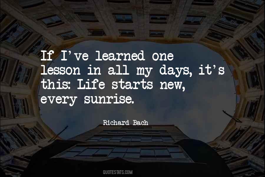 Quotes About Lesson Learned In Life #1529757
