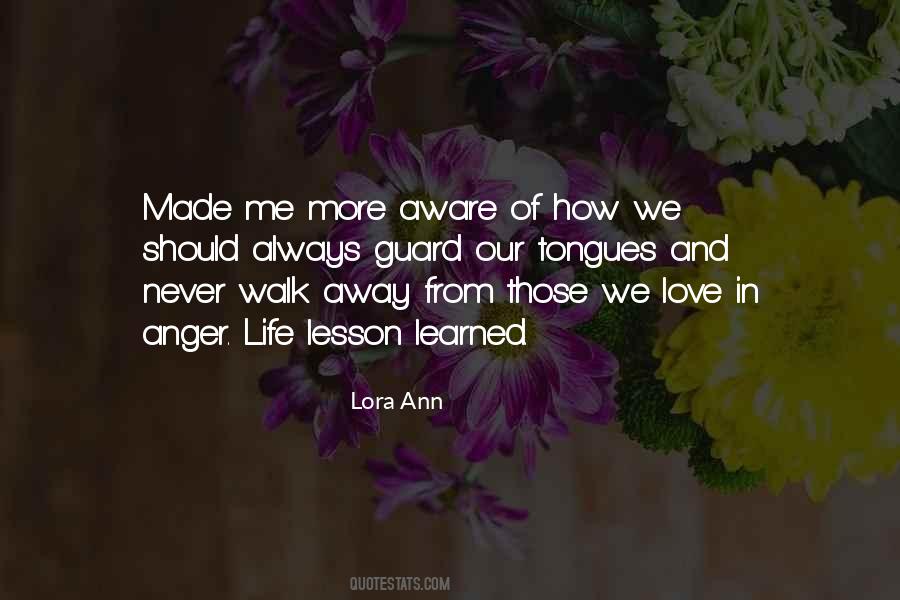 Quotes About Lesson Learned In Life #1822261