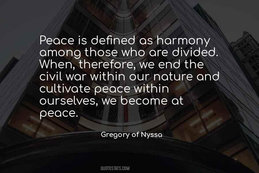 Quotes About Peace Within #1011621