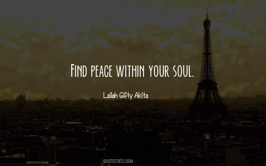 Quotes About Peace Within #1059649