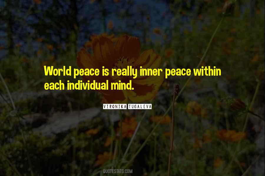 Quotes About Peace Within #1155546