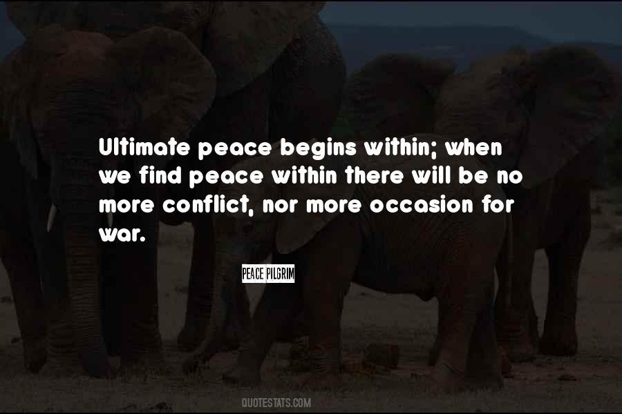 Quotes About Peace Within #1370215