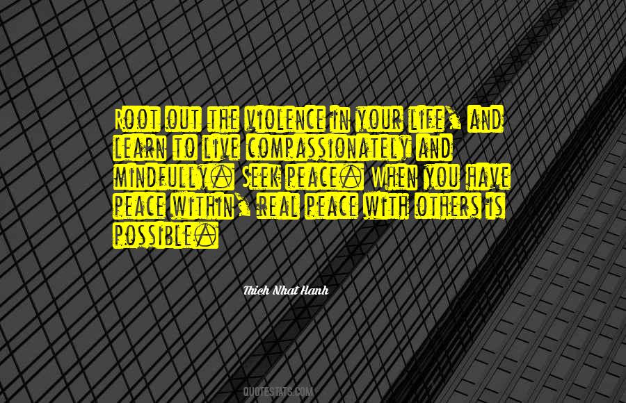 Quotes About Peace Within #1543032