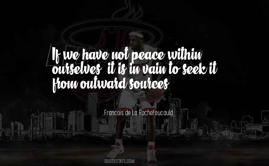 Quotes About Peace Within #287877