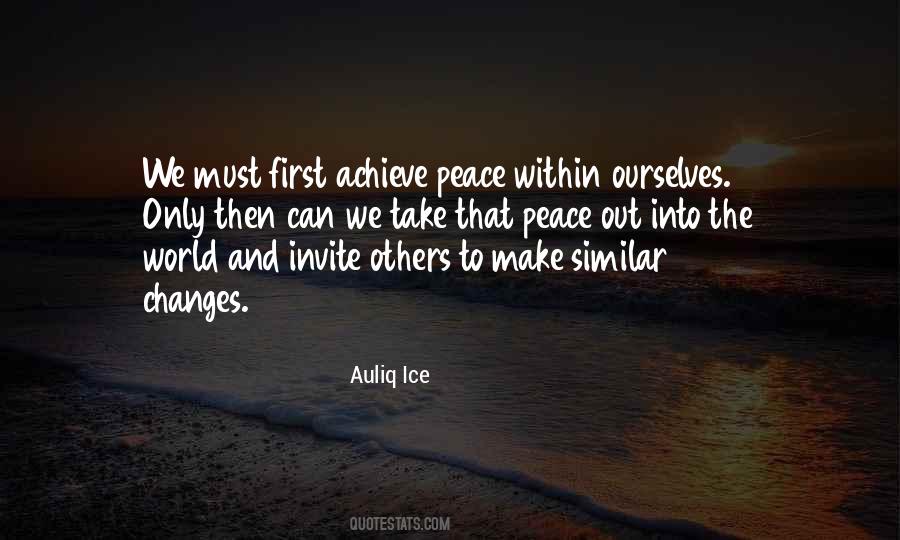Quotes About Peace Within #503987