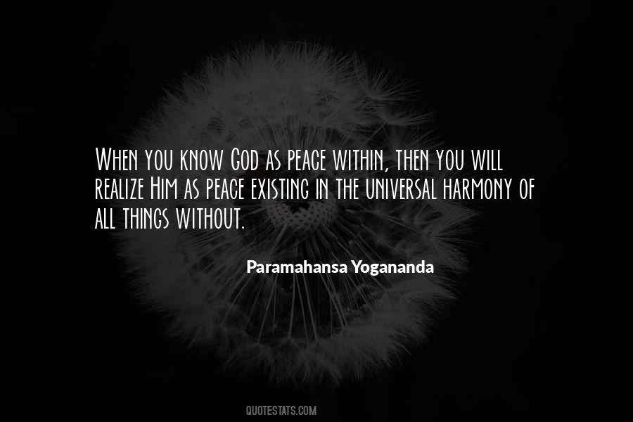 Quotes About Peace Within #925315