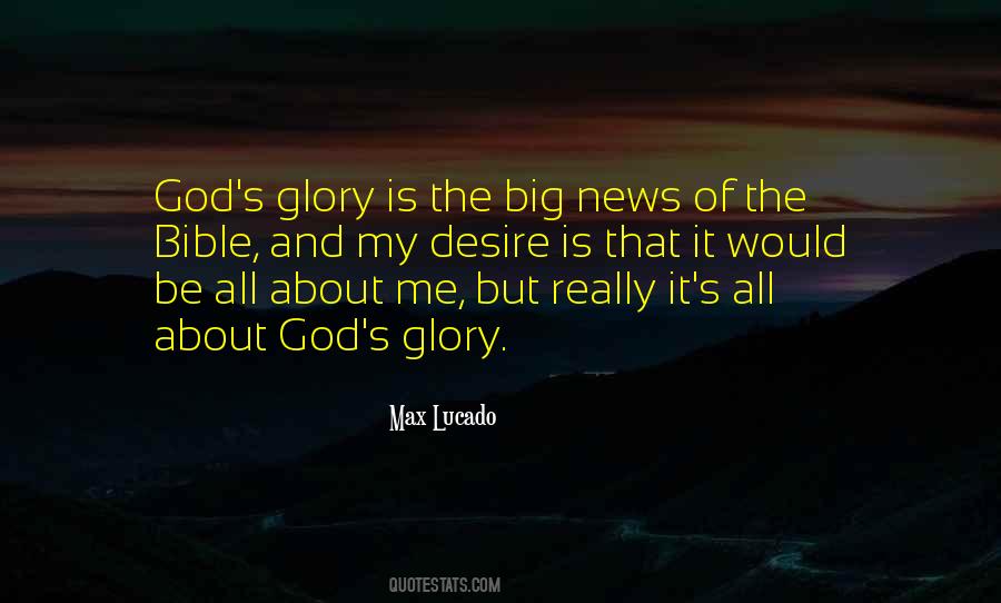 God S Glory Quotes #177388